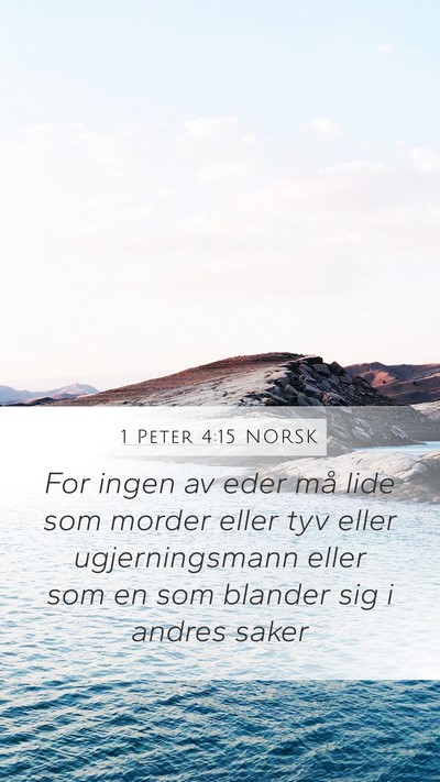 1 Peter 4:15 NORSK Bible Verse Image