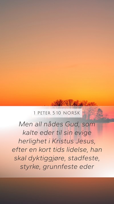 1 Peter 5:10 NORSK Bible Verse Image