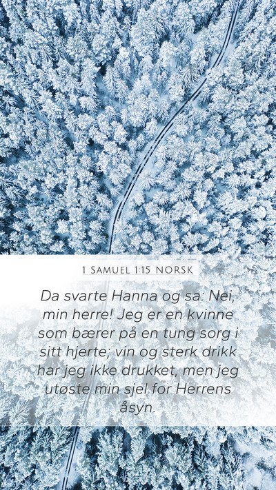 1 Samuel 1:15 NORSK Bible Verse Image