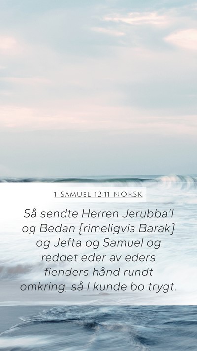 1 Samuel 12:11 NORSK Bible Verse Image