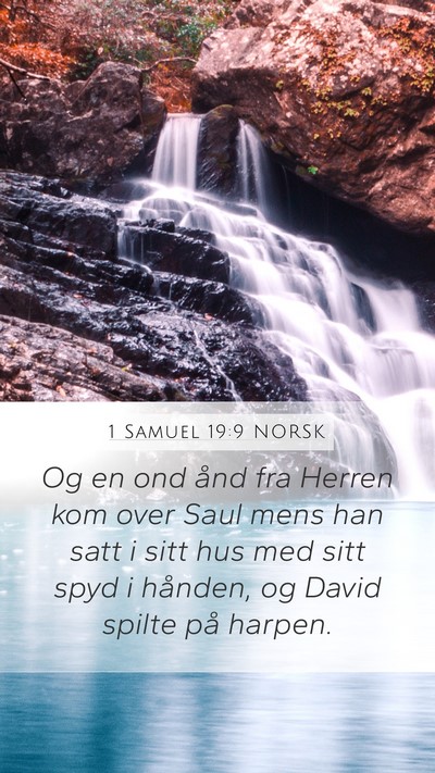 1 Samuel 19:9 NORSK Bible Verse Image