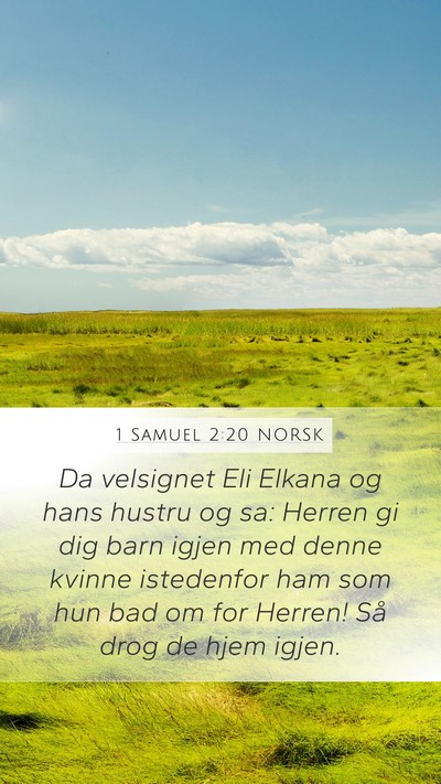 1 Samuel 2:20 NORSK Bible Verse Image