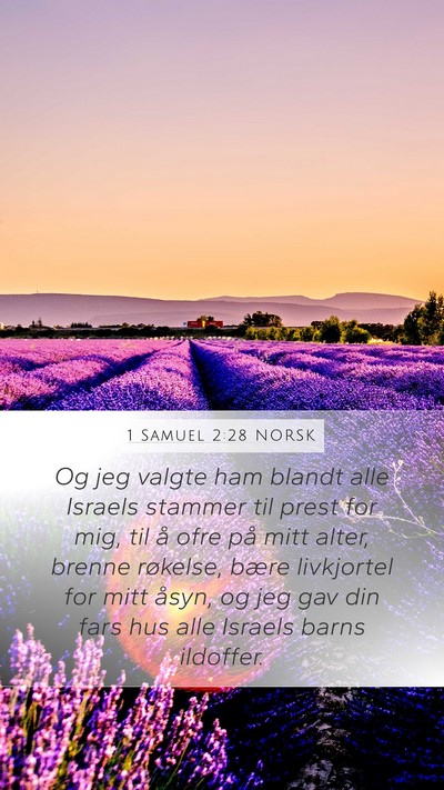 1 Samuel 2:28 NORSK Bible Verse Image