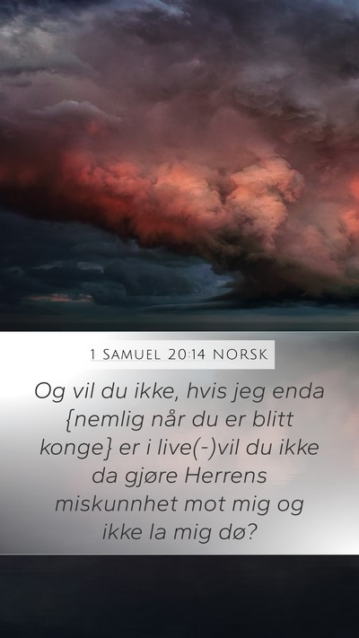1 Samuel 20:14 NORSK Bible Verse Image