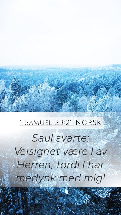 1 Samuel 23:21 NORSK Bible Verse Image