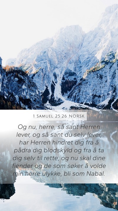 1 Samuel 25:26 NORSK Bible Verse Image