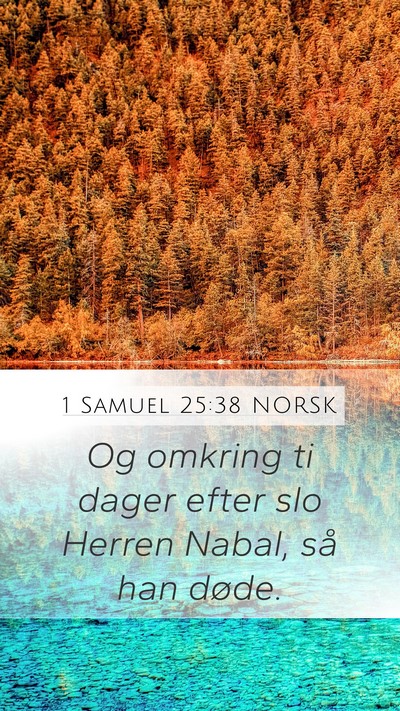 1 Samuel 25:38 NORSK Bible Verse Image
