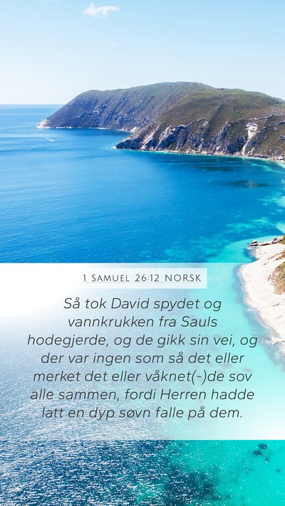 1 Samuel 26:12 NORSK Bible Verse Image