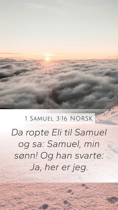 1 Samuel 3:16 NORSK Bible Verse Image