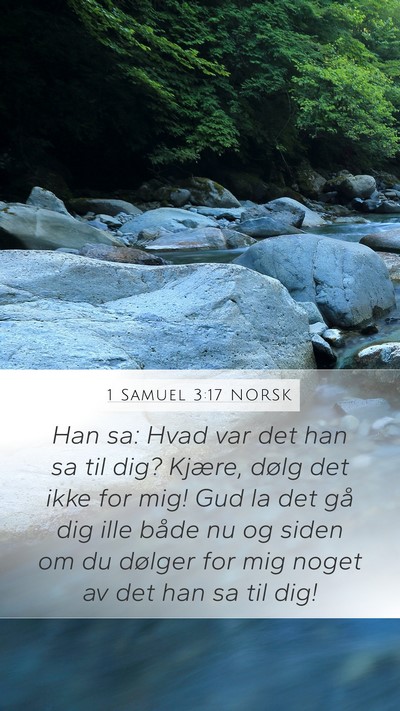 1 Samuel 3:17 NORSK Bible Verse Image