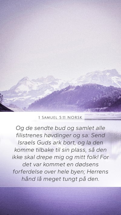 1 Samuel 5:11 NORSK Bible Verse Image