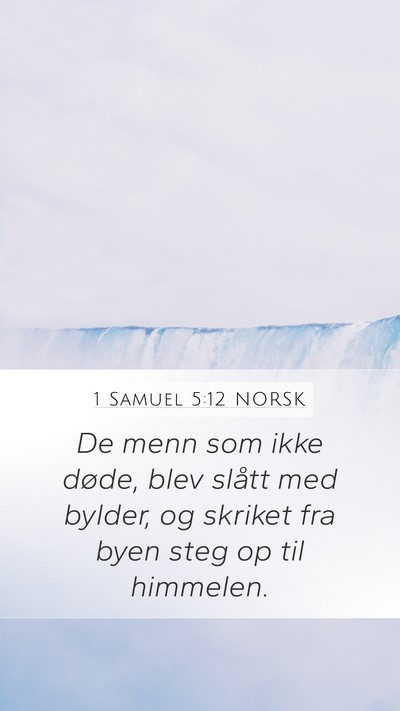 1 Samuel 5:12 NORSK Bible Verse Image
