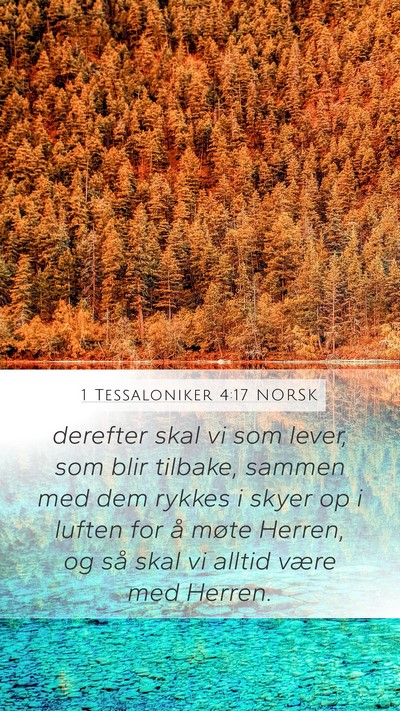 1 Tessaloniker 4:17 NORSK Bible Verse Image