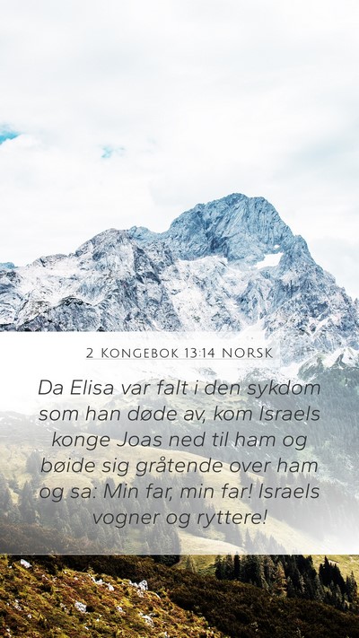 2 Kongebok 13:14 NORSK Bible Verse Image