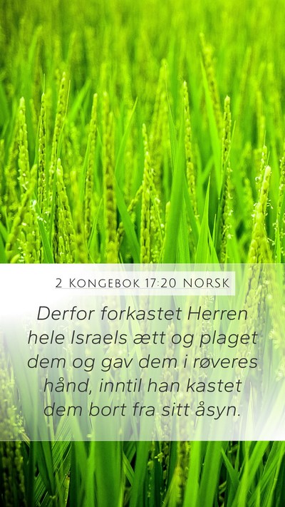 2 Kongebok 17:20 NORSK Bible Verse Image