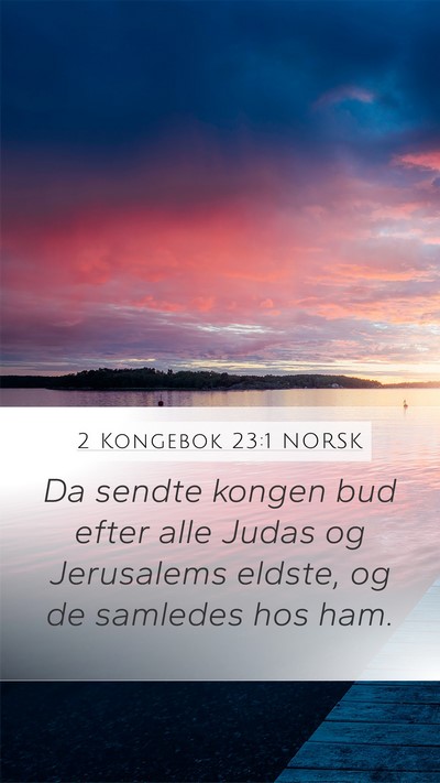 2 Kongebok 23:1 NORSK Bible Verse Image