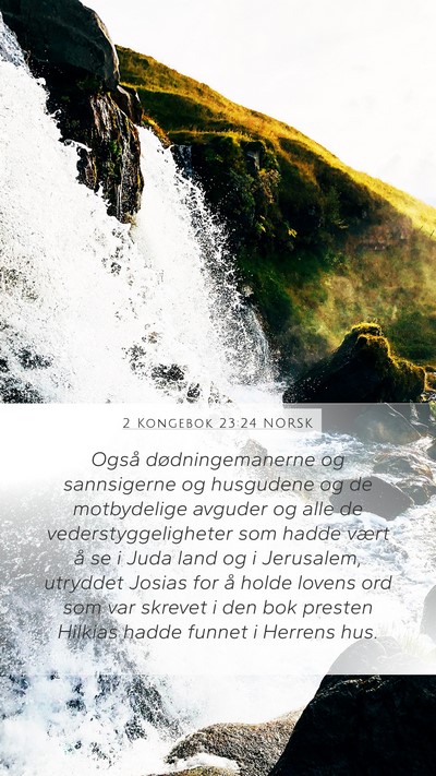 2 Kongebok 23:24 NORSK Bible Verse Image