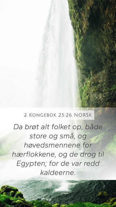 2 Kongebok 25:26 NORSK Bible Verse Image