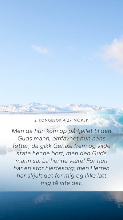 2 Kongebok 4:27 NORSK Bible Verse Image