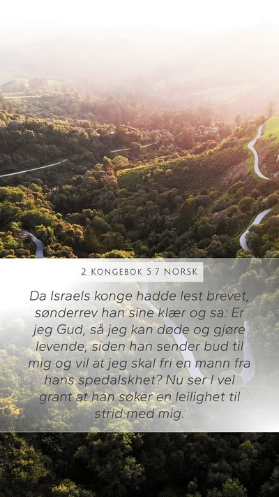 2 Kongebok 5:7 NORSK Bible Verse Image