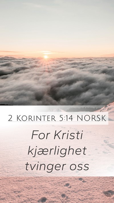 2 Korinter 5:14 NORSK Bible Verse Image