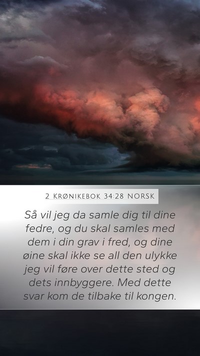 2 Krønikebok 34:28 NORSK Bible Verse Image