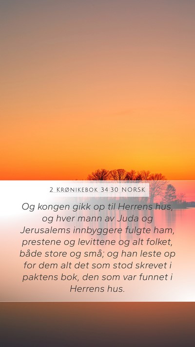 2 Krønikebok 34:30 NORSK Bible Verse Image