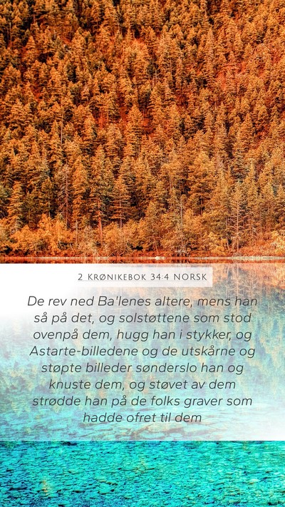2 Krønikebok 34:4 NORSK Bible Verse Image