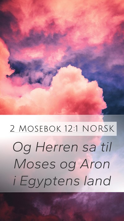 2 Mosebok 12:1 NORSK Bible Verse Image