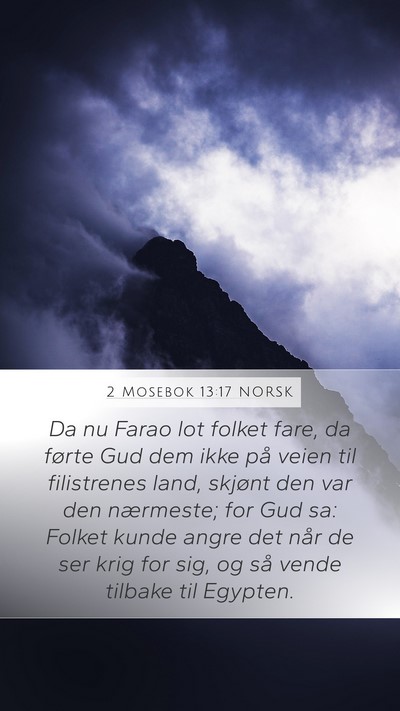 2 Mosebok 13:17 NORSK Bible Verse Image