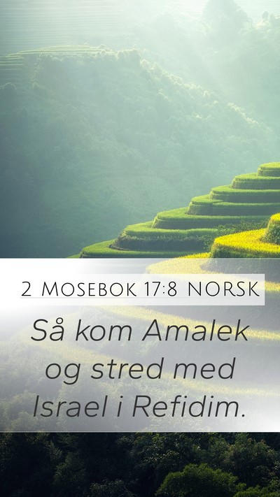 2 Mosebok 17:8 NORSK Bible Verse Image