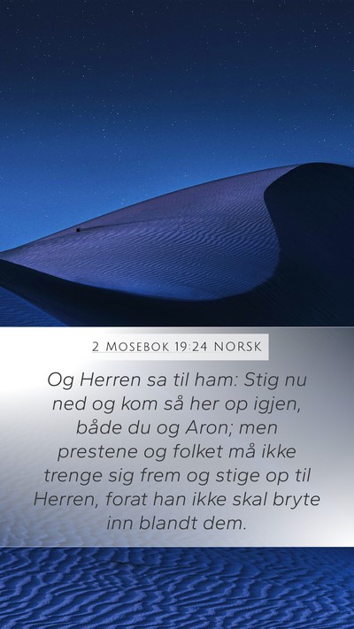 2 Mosebok 19:24 NORSK Bible Verse Image
