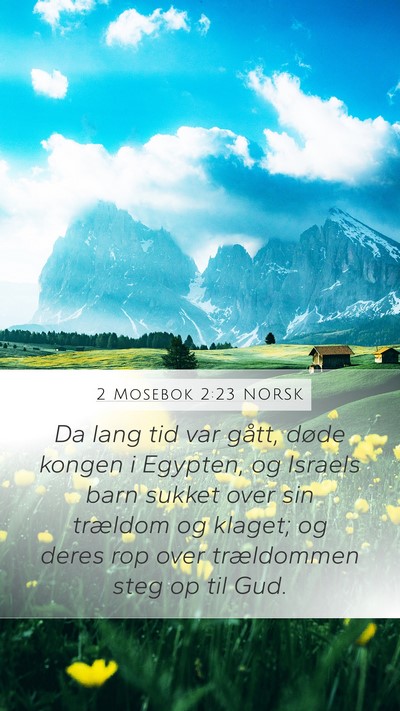 2 Mosebok 2:23 NORSK Bible Verse Image