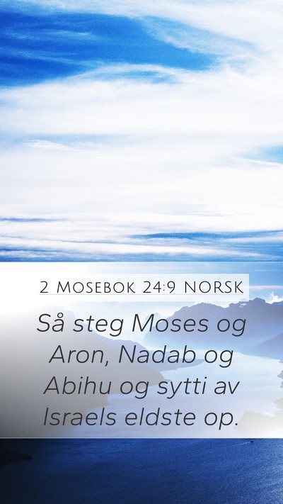 2 Mosebok 24:9 NORSK Bible Verse Image