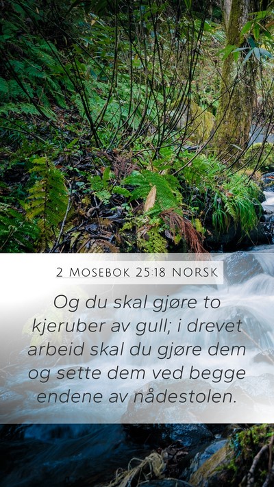 2 Mosebok 25:18 NORSK Bible Verse Image