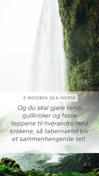 2 Mosebok 26:6 NORSK Bible Verse Image