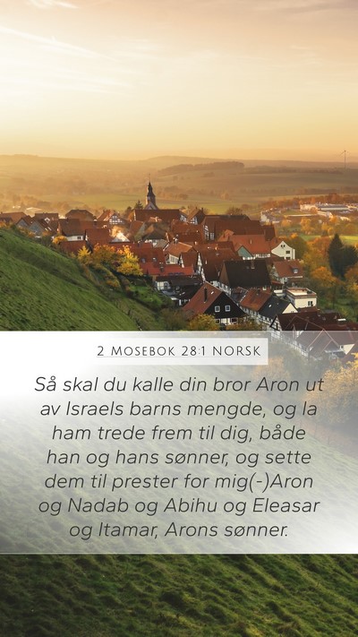2 Mosebok 28:1 NORSK Bible Verse Image