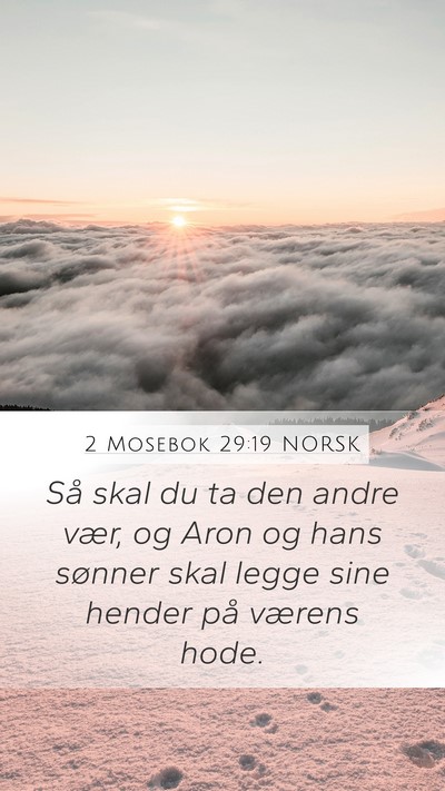 2 Mosebok 29:19 NORSK Bible Verse Image