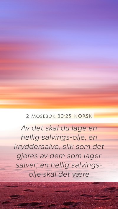 2 Mosebok 30:25 NORSK Bible Verse Image