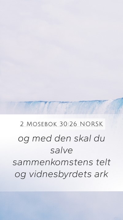 2 Mosebok 30:26 NORSK Bible Verse Image