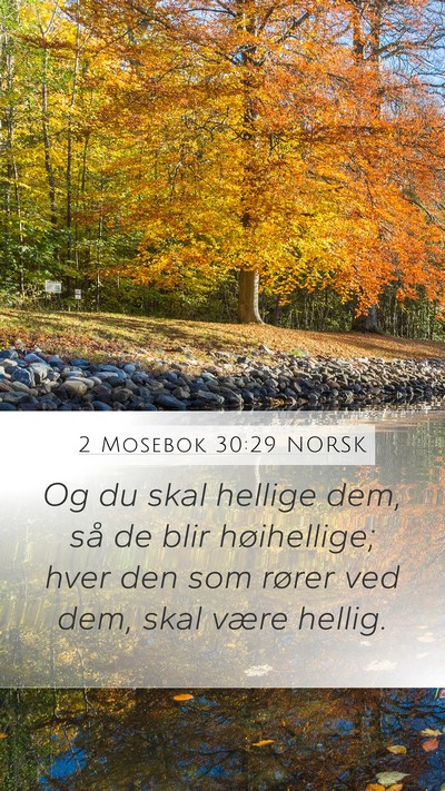 2 Mosebok 30:29 NORSK Bible Verse Image
