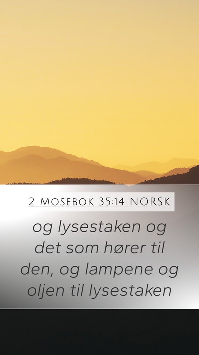 2 Mosebok 35:14 NORSK Bible Verse Image