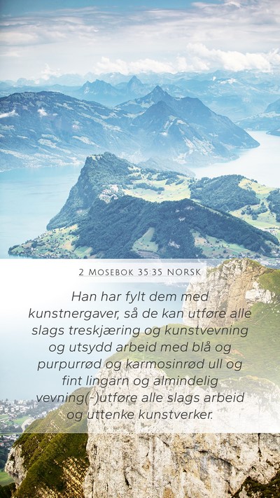 2 Mosebok 35:35 NORSK Bible Verse Image