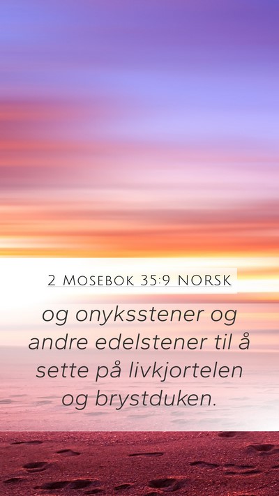 2 Mosebok 35:9 NORSK Bible Verse Image