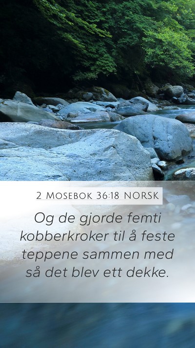 2 Mosebok 36:18 NORSK Bible Verse Image