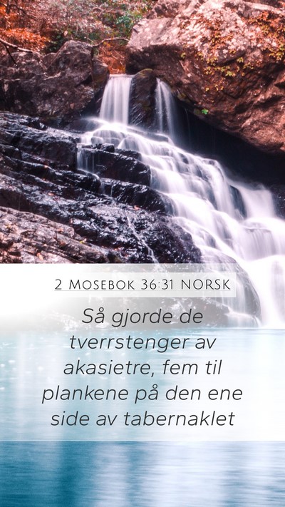 2 Mosebok 36:31 NORSK Bible Verse Image