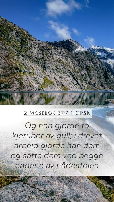 2 Mosebok 37:7 NORSK Bible Verse Image