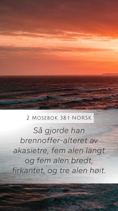 2 Mosebok 38:1 NORSK Bible Verse Image