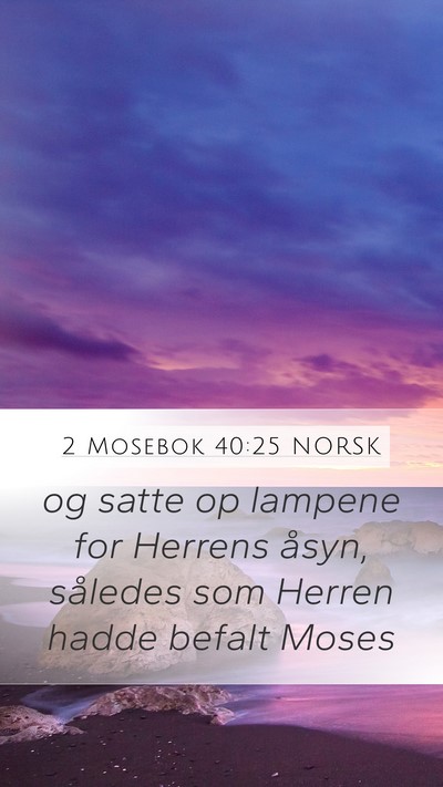 2 Mosebok 40:25 NORSK Bible Verse Image