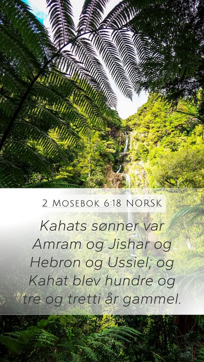 2 Mosebok 6:18 NORSK Bible Verse Image